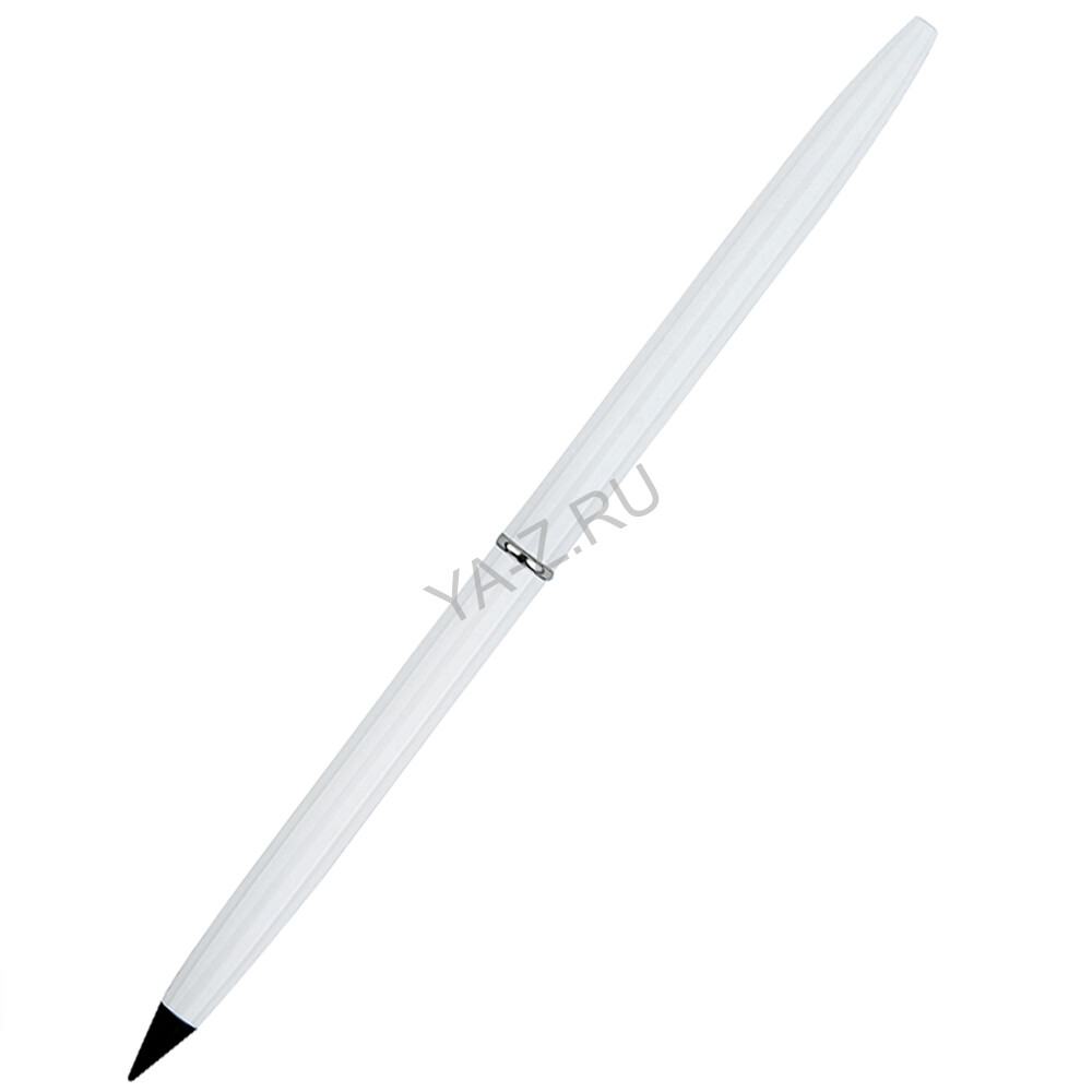 Вечный карандаш с шариковой ручкой EverLine, белый