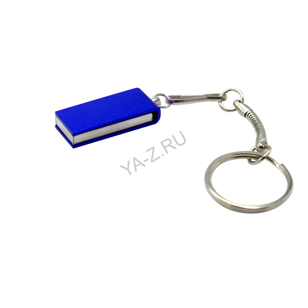 Флешка Slim 16 Гб, металл, синяя
