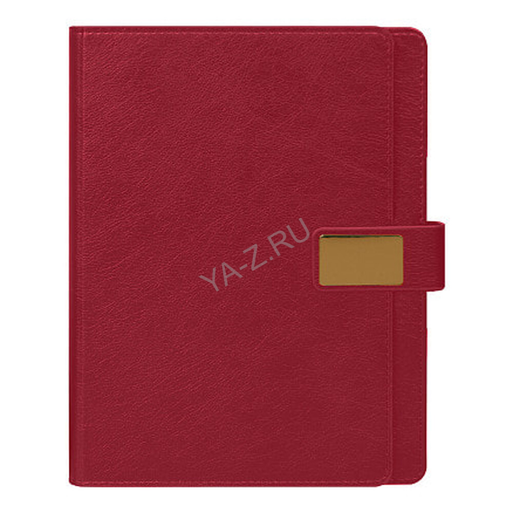 Ежедневник в суперобложке Alfa Mocco Business Edition B5, полутвердый, бордовый с золотом