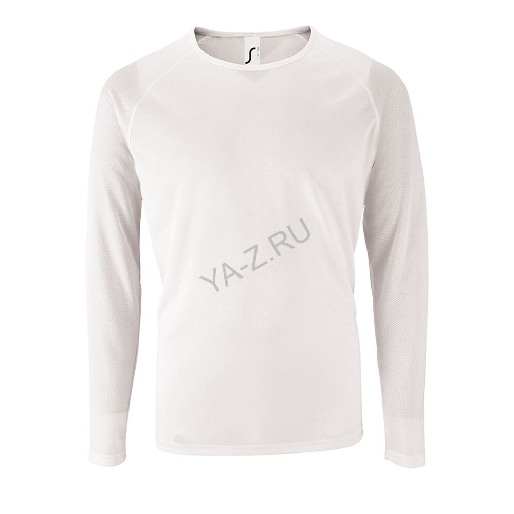 Футболка с длинным рукавом Sporty LSL Men белая, размер 3XL
