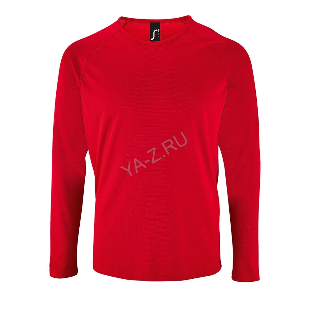 Футболка с длинным рукавом Sporty LSL Men красная, размер 3XL