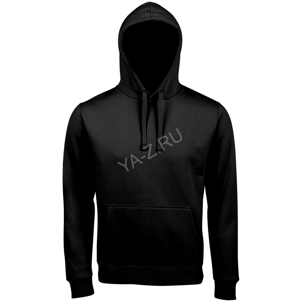 Толстовка унисекс Spencer черная, размер 3XL