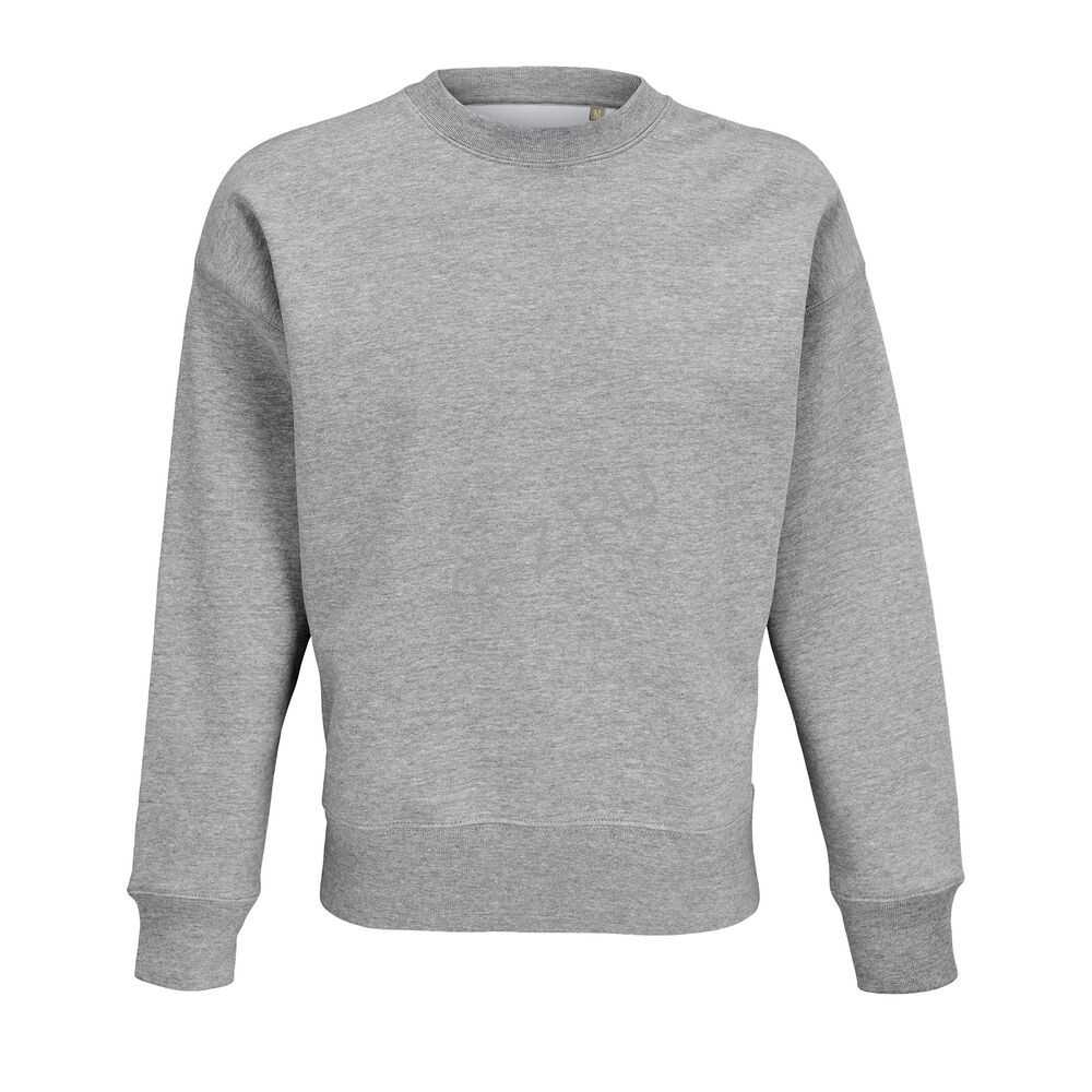 Свитшот унисекс Authentic, серый меланж, размер 3XL