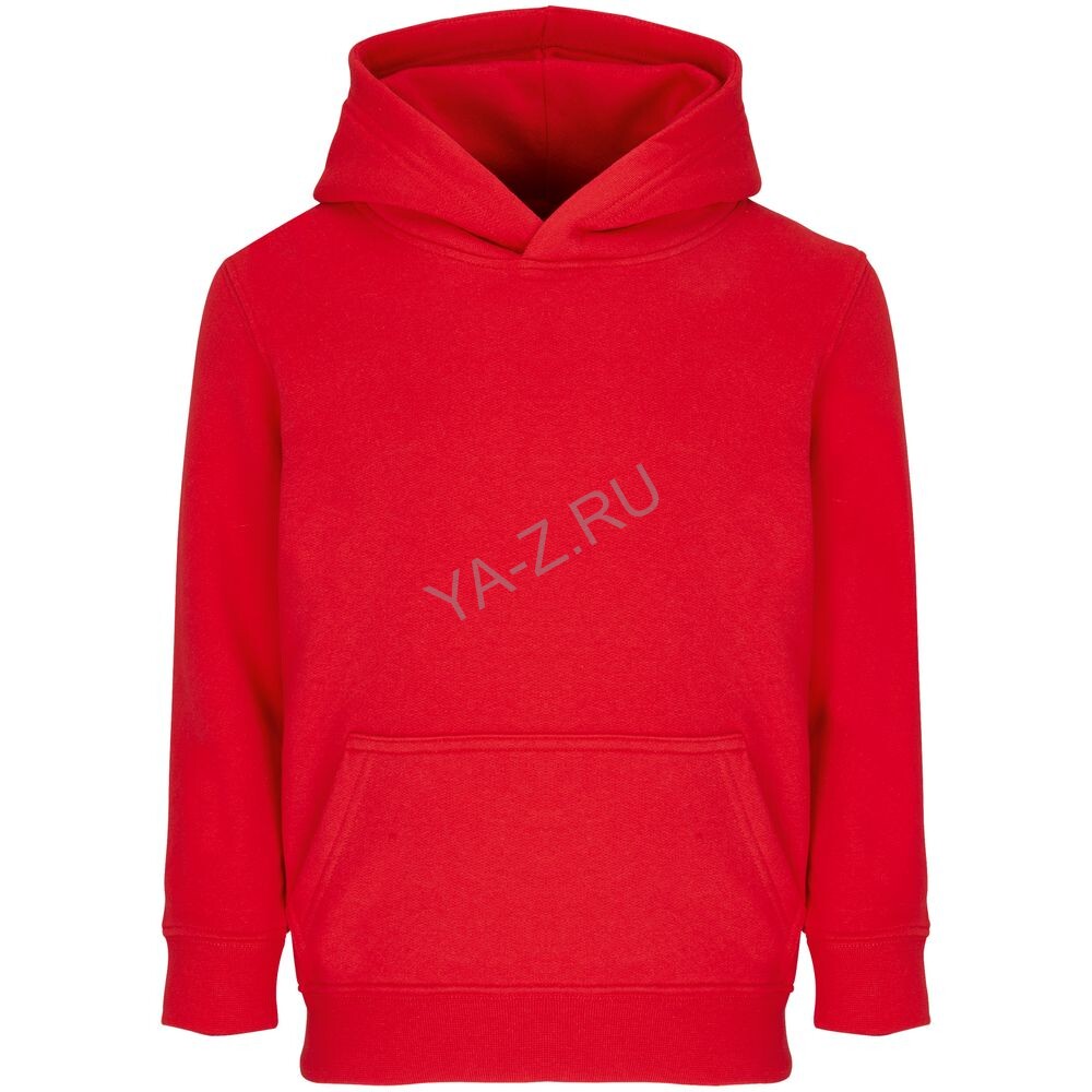 Худи детское Condor Kids, красное, на рост 96-104