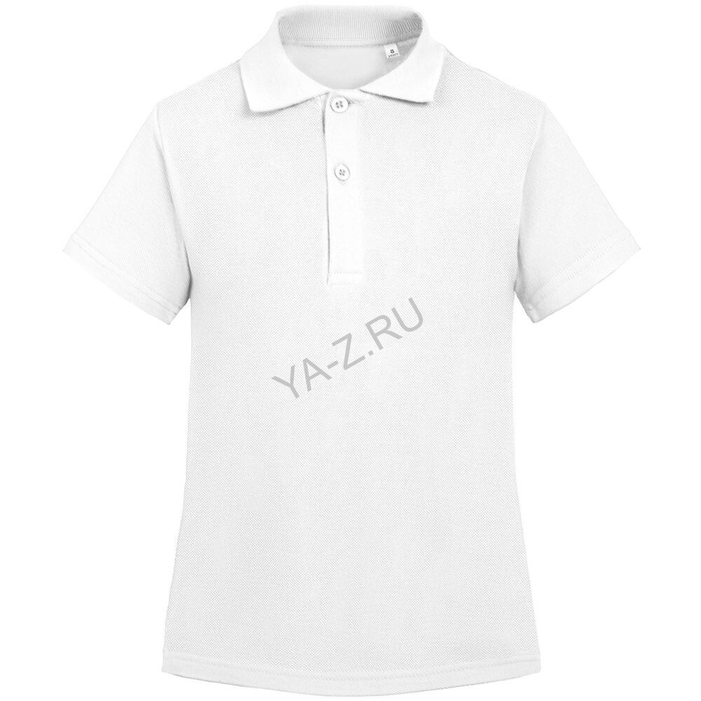 Рубашка поло детская Virma Kids, белая, 6 лет