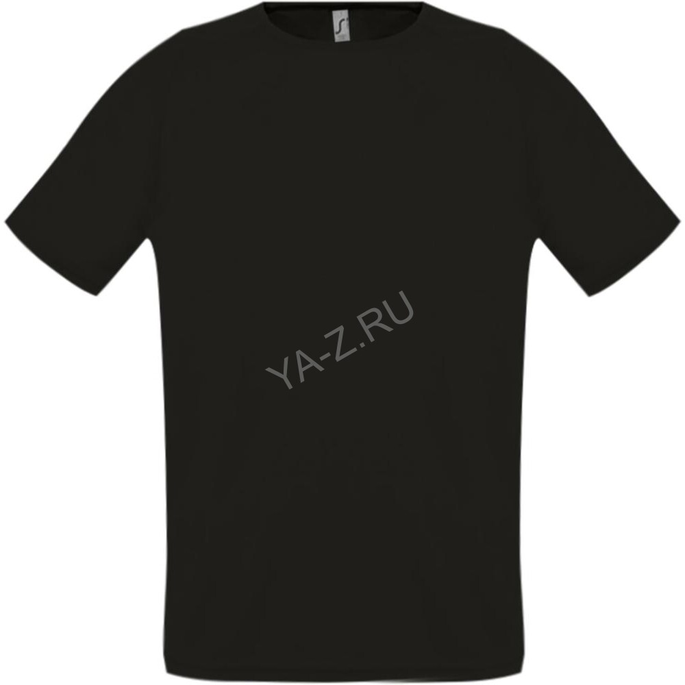 Футболка унисекс Sporty 140 черная, размер 3XL