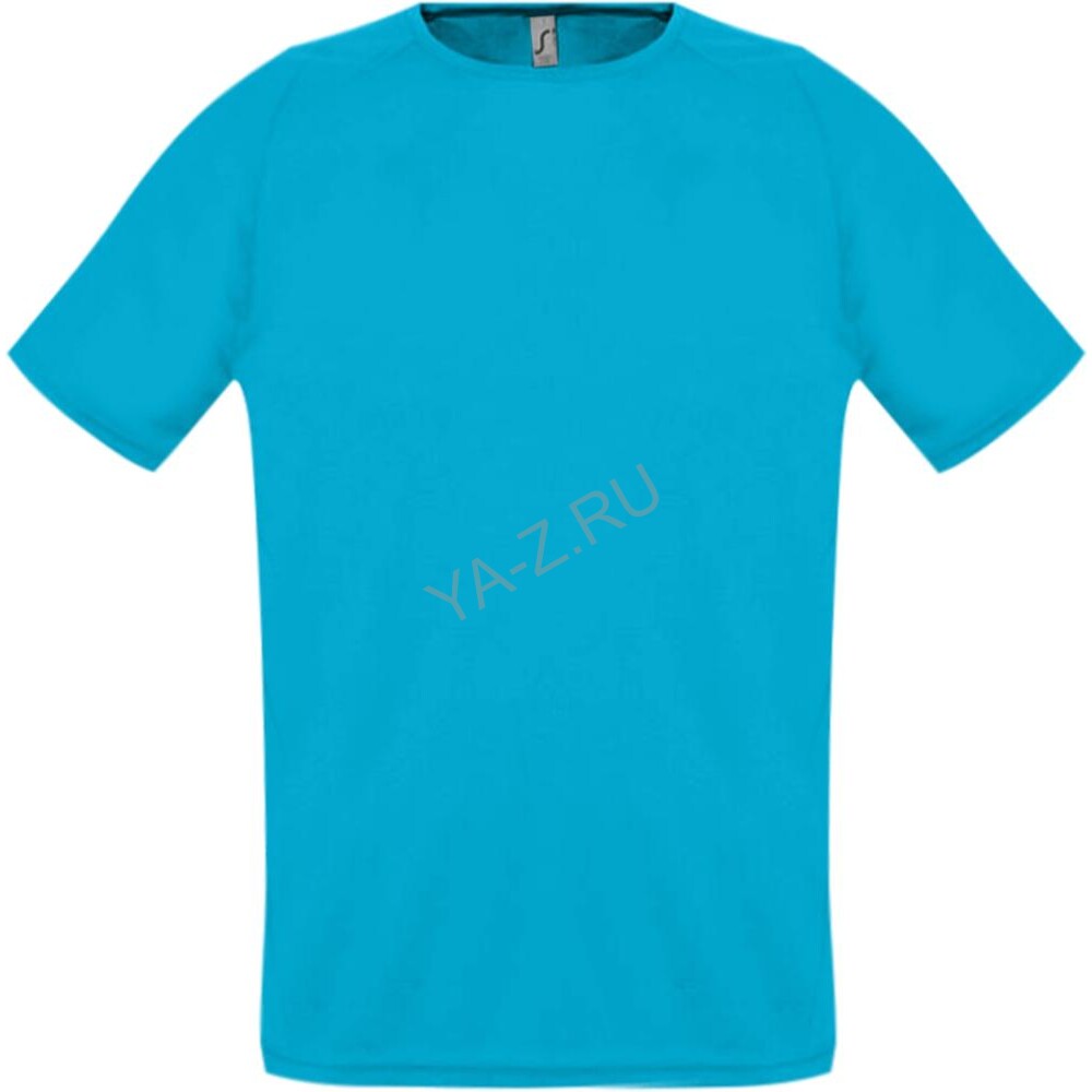 Футболка унисекс Sporty 140 бирюзовая, размер 3XL