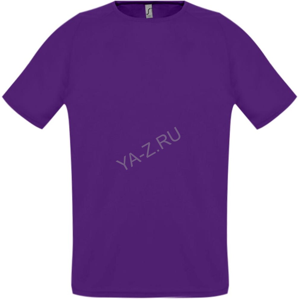 Футболка унисекс Sporty 140 темно-фиолетовая, размер 3XL
