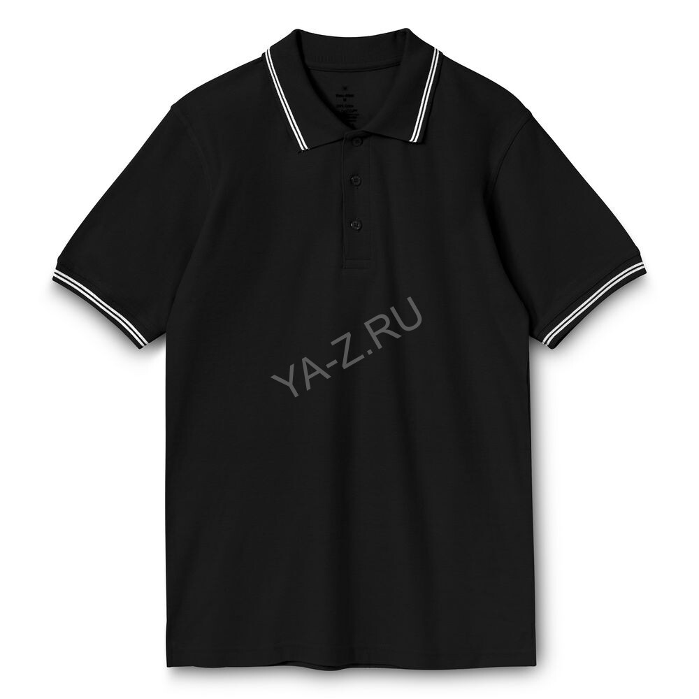 Рубашка поло Virma Stripes, черная, размер S