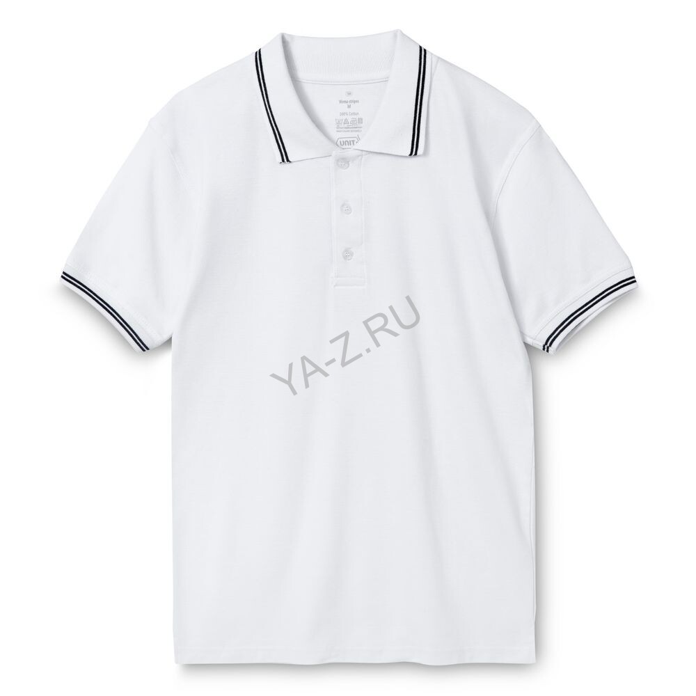 Рубашка поло Virma Stripes, белая, размер S