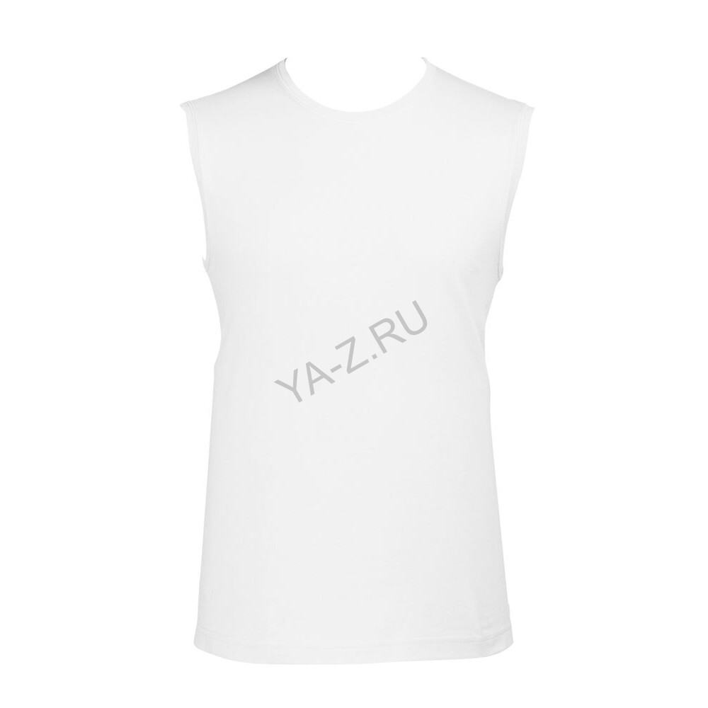 Футболка мужская без рукавов Jazzy 170 белая, размер XL