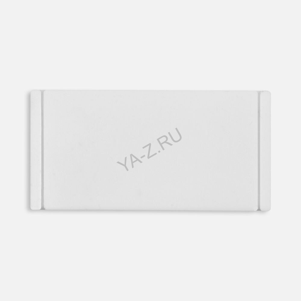 Лейбл из ПВХ Dzeta, XS, белый