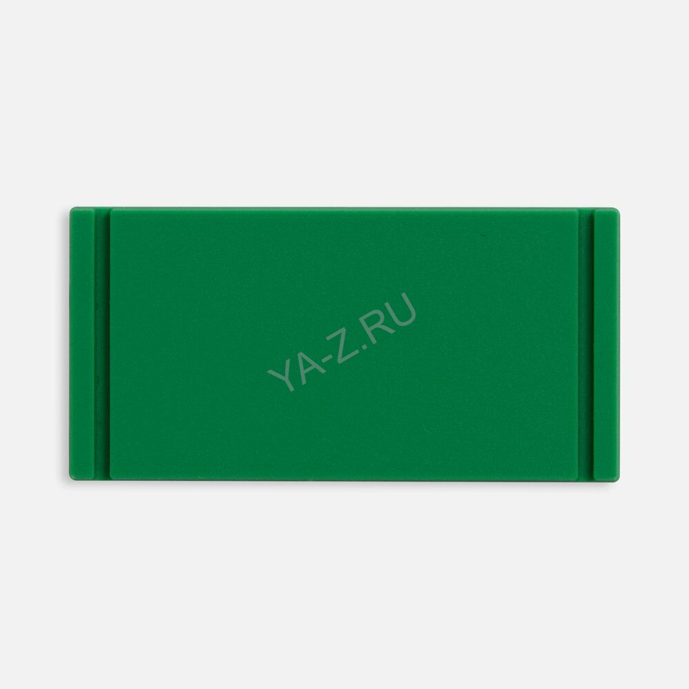 Лейбл из ПВХ Dzeta, XS, зеленый
