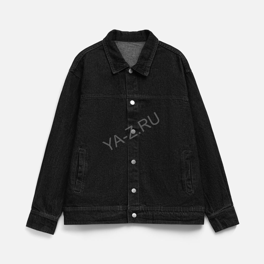 Куртка джинсовая O1, черная, размер XL/XXL