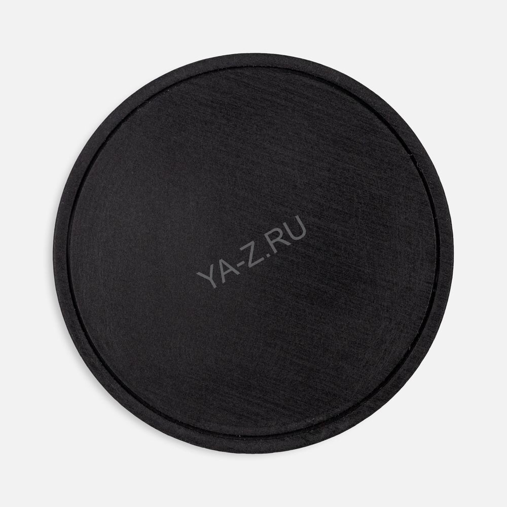 Лейбл из ПВХ Dzeta Round, L, черный