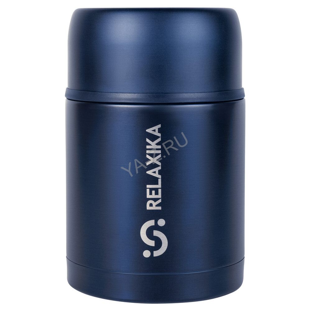 Термос для еды Relaxika 700, темно-синий