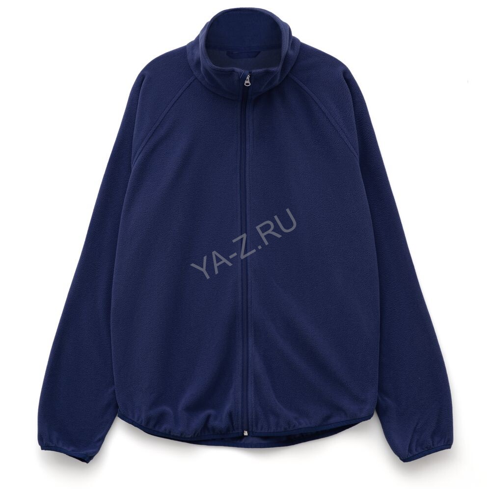 Куртка флисовая унисекс Fliska, темно-синяя, размер XL/XXL