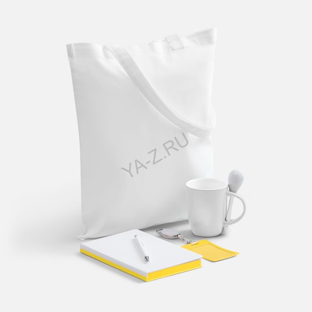 Набор Welcome Pack, желтый с белым