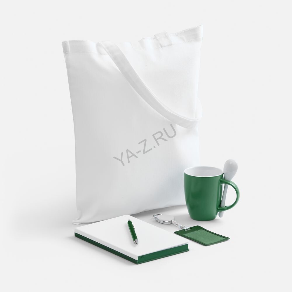 Набор Welcome Pack, зеленый с белым