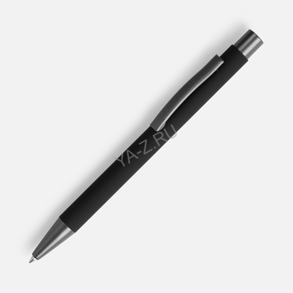Ручка шариковая Atento Soft Touch, черная