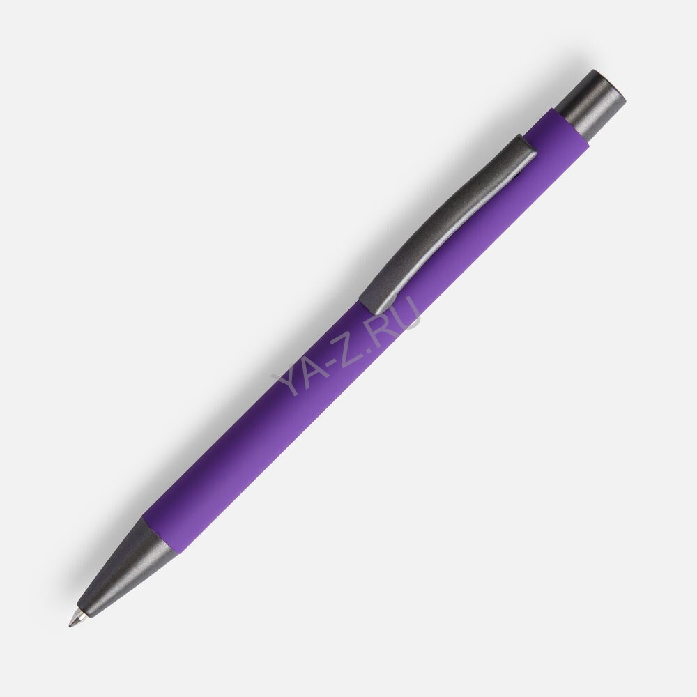 Ручка шариковая Atento Soft Touch, фиолетовая