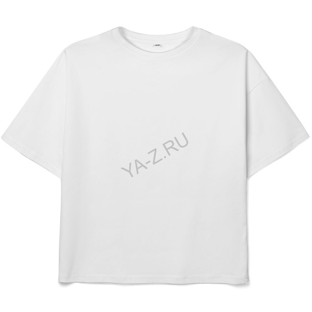 Футболка детская оверсайз Teezer, белая, 6 лет
