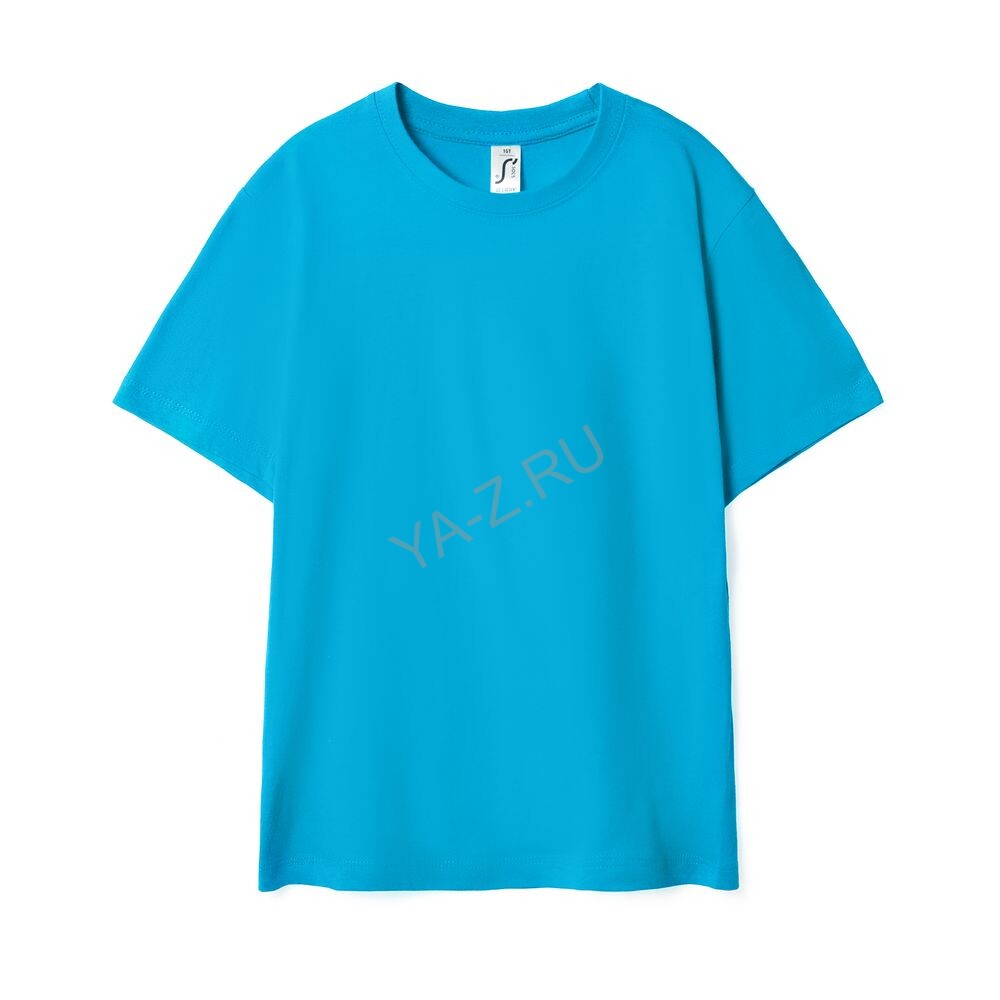 Футболка детская Regent Kids 150 бирюзовая, на рост 96-104 см (4 года)
