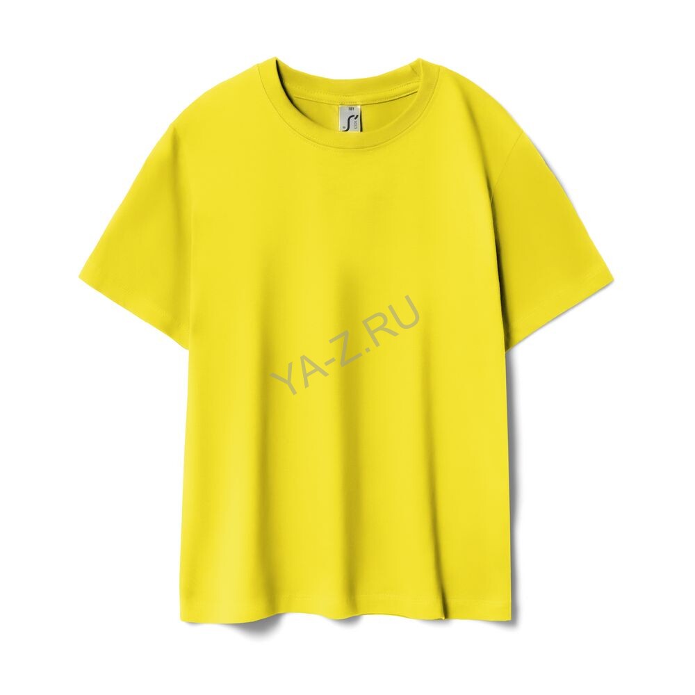 Футболка детская Regent Kids 150 желтая (лимонная), на рост 96-104 см (4 года)