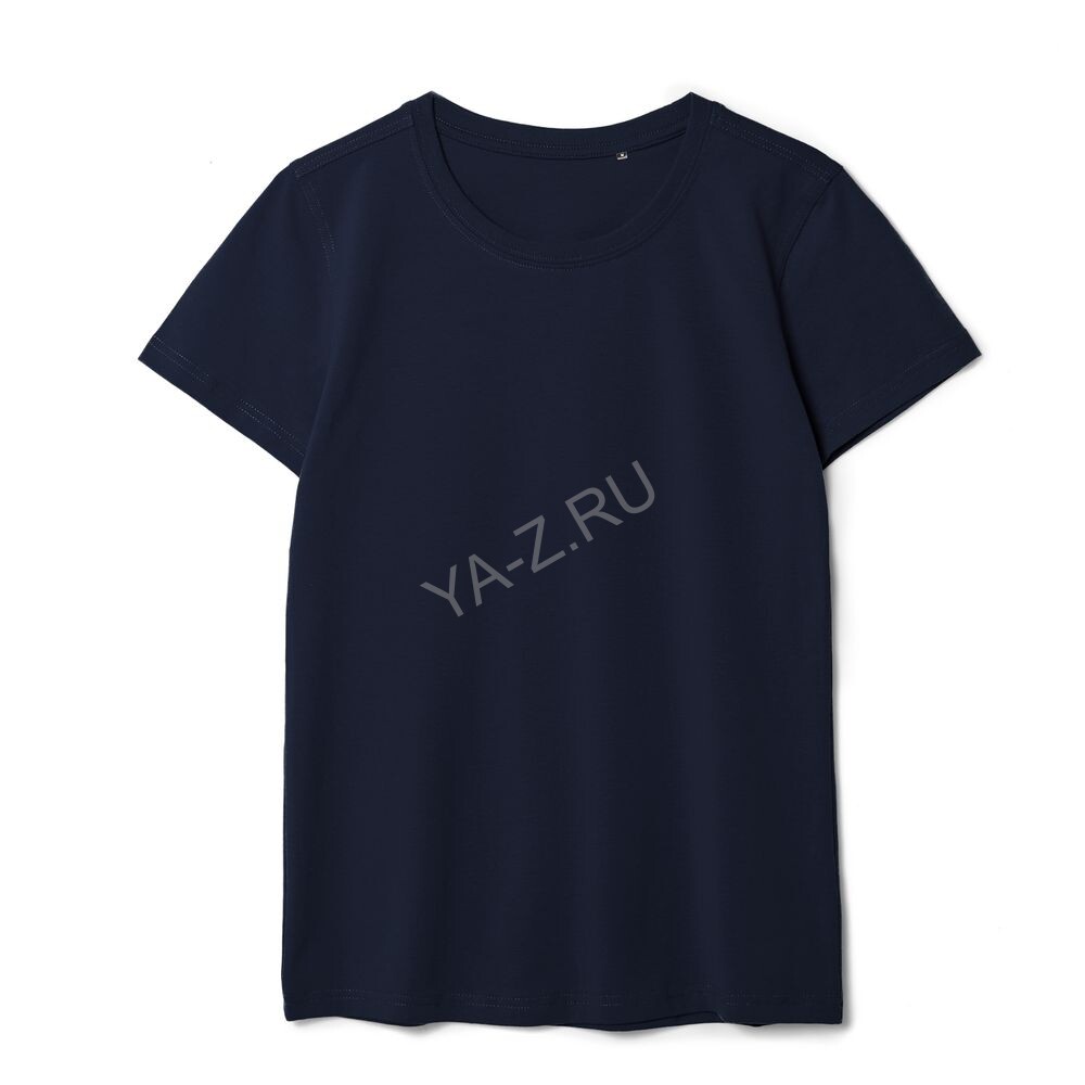 Футболка женская T-bolka Stretch Lady, темно-синяя (navy), размер S