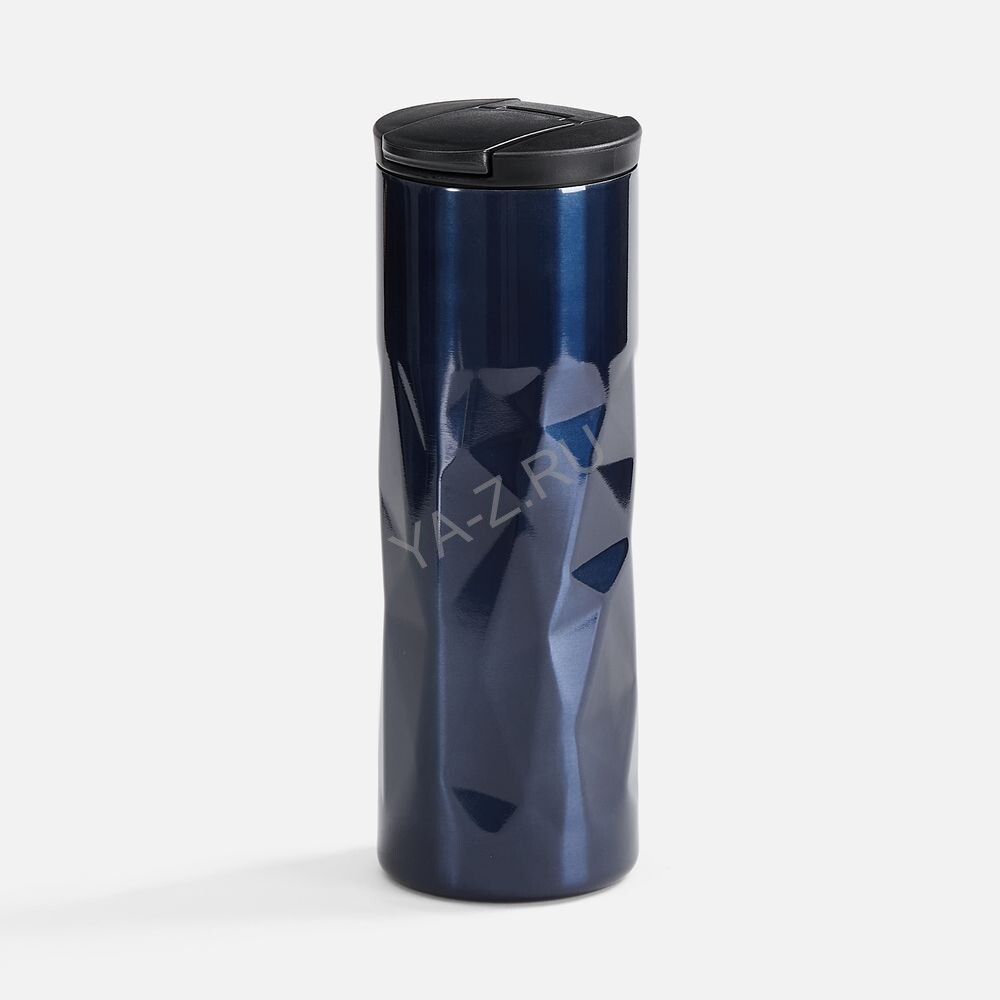 Термостакан Gems Black Sapphire, черный сапфир (синий)