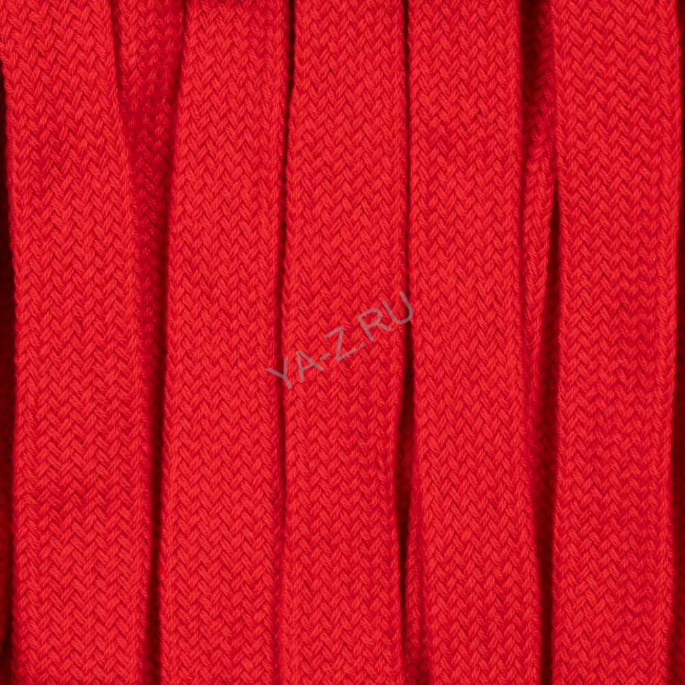 Плоский шнур Cord L, красный, 110 см