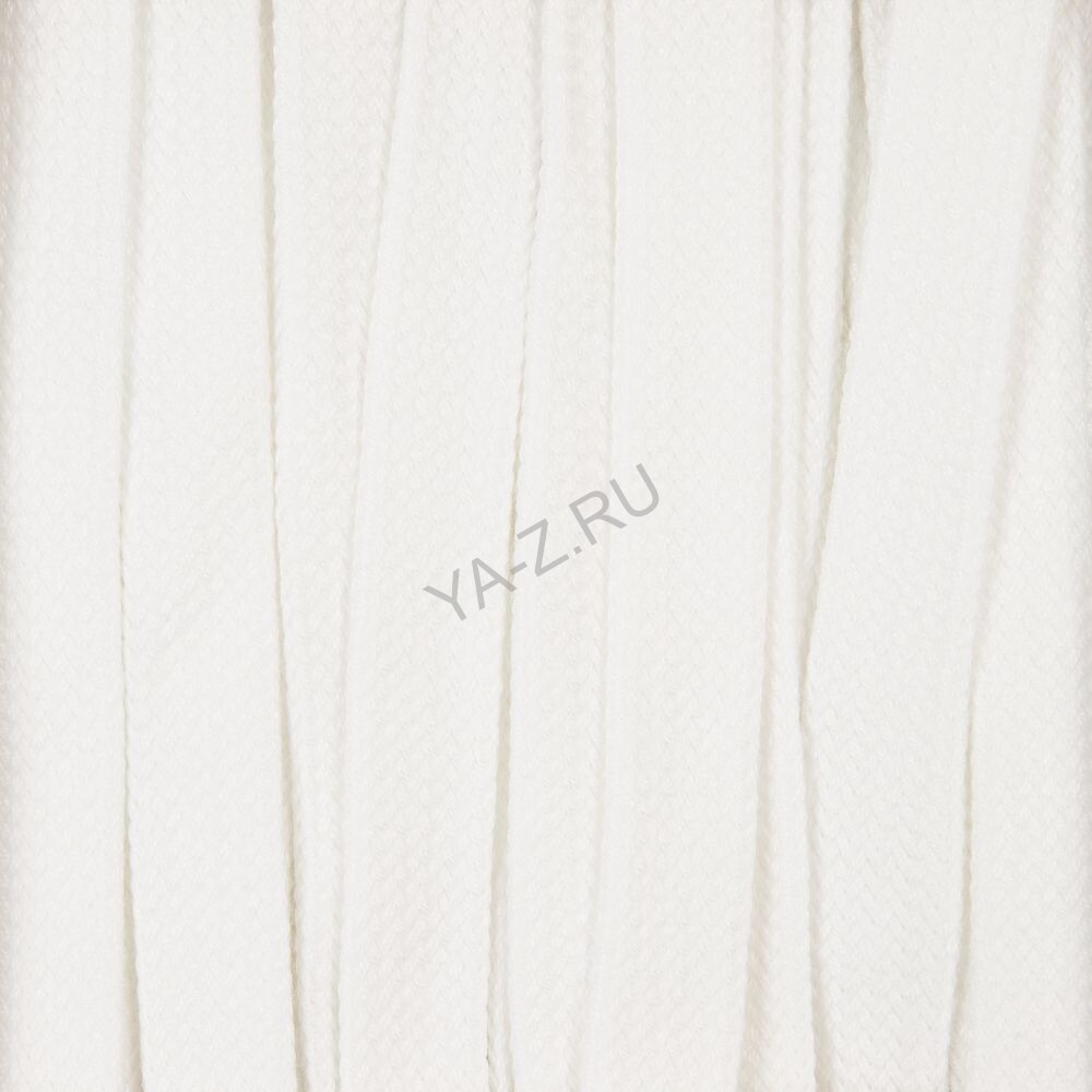 Плоский шнур Cord L, белый, 110 см