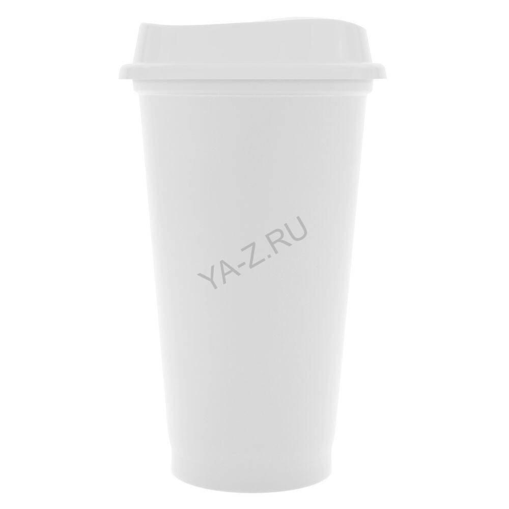 Стакан с крышкой Color Cap White, белый