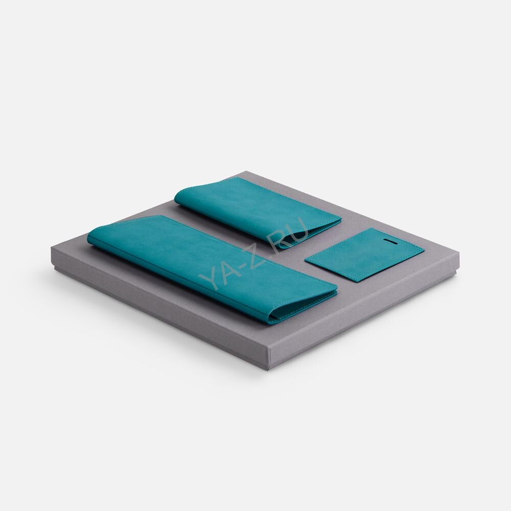 Набор Nubuk Trio, бирюзовый