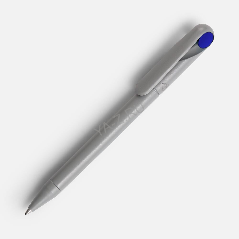 Ручка шариковая Prodir DS1 TMM Dot, серая с синим