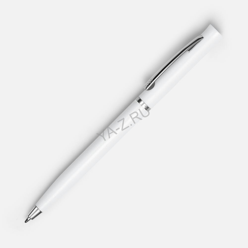 Ручка шариковая Euro Chrome, белая