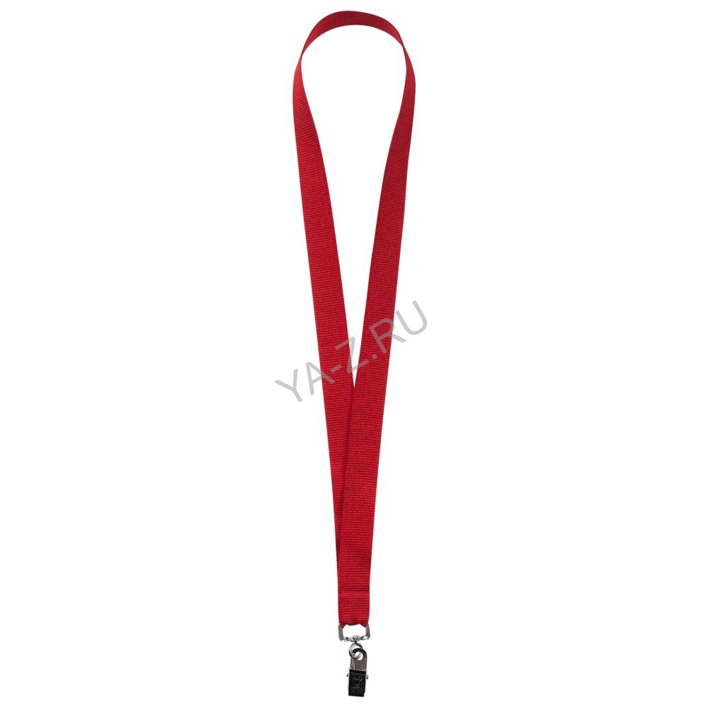 Лента для бейджа Neckband, красная