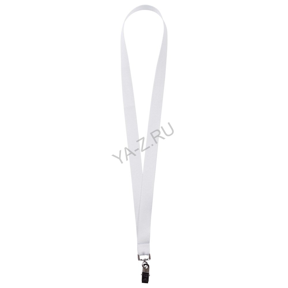 Лента для бейджа Neckband, белая