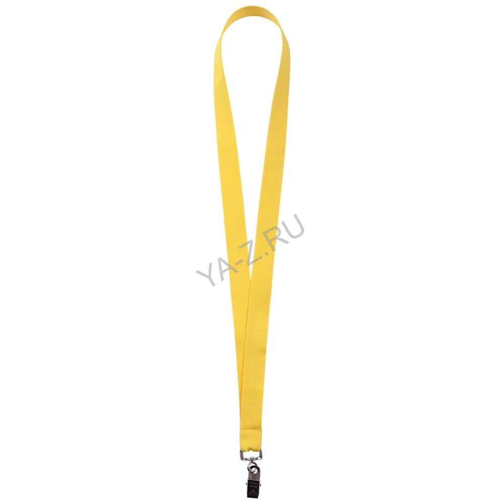 Лента для бейджа Neckband, желтая