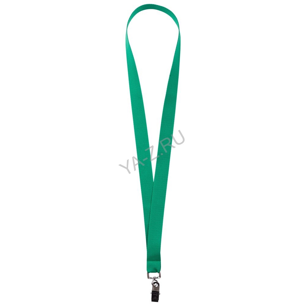 Лента для бейджа Neckband, зеленая