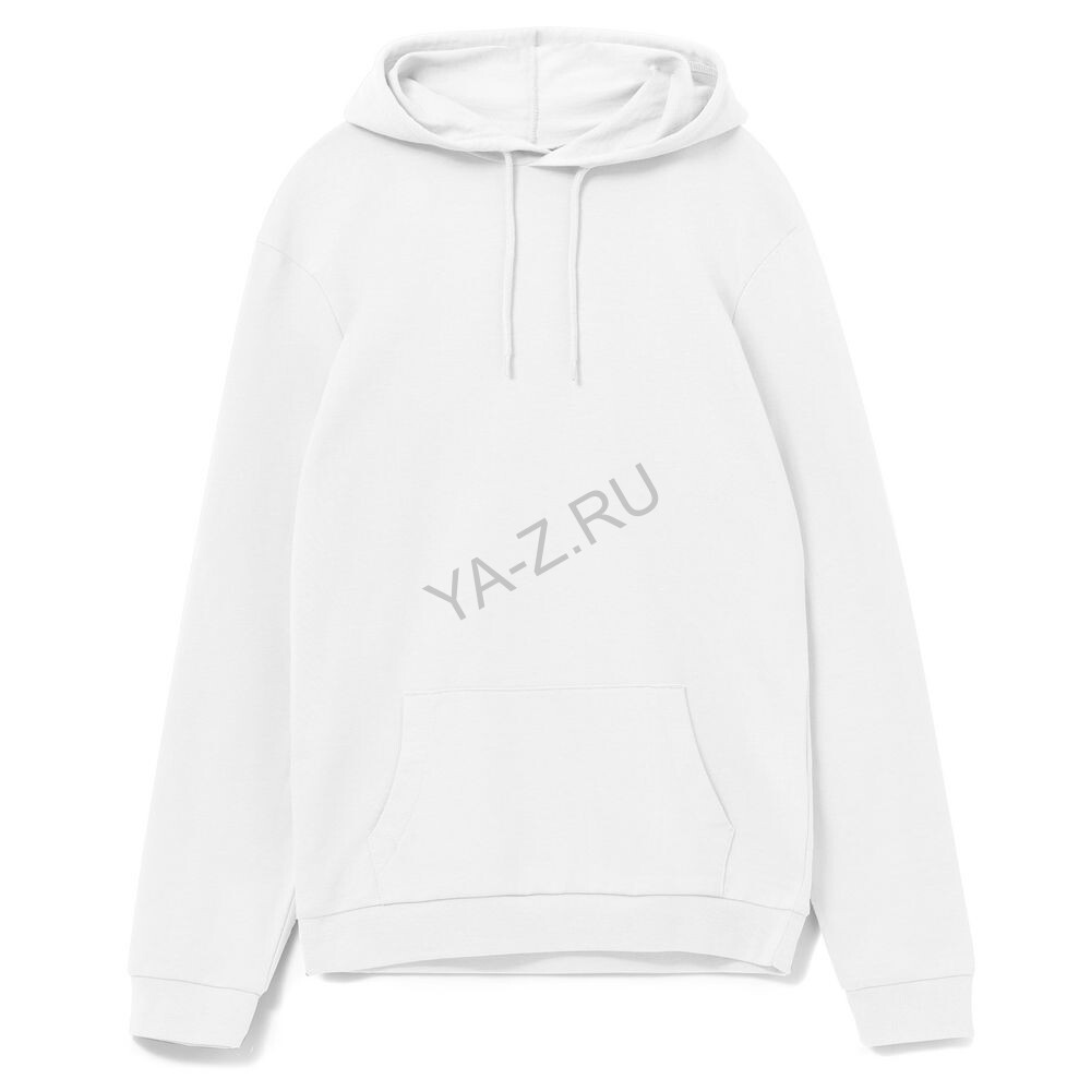 Толстовка с капюшоном унисекс Hoodie, белая, размер S