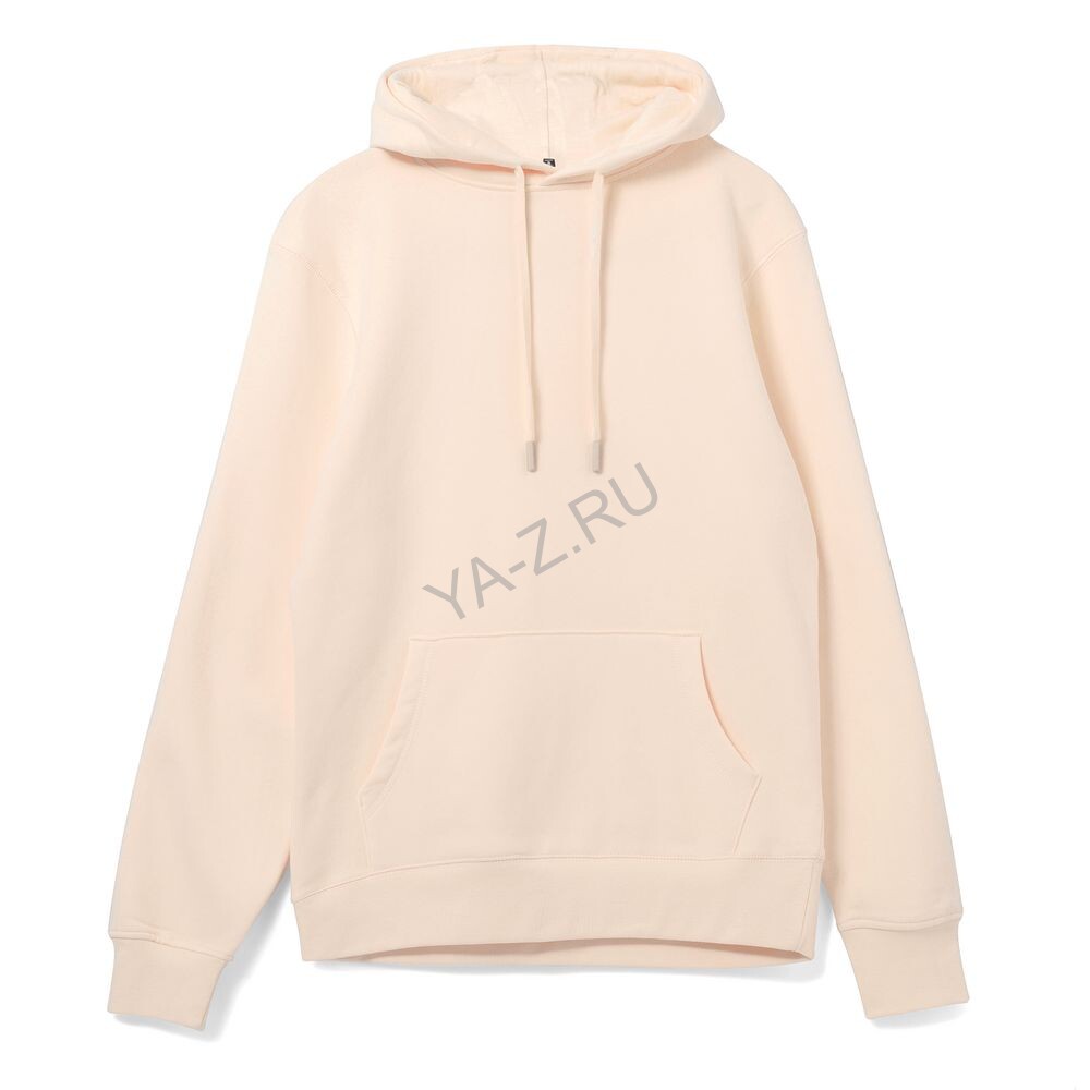Толстовка с капюшоном унисекс Hoodie, светло-розовая, размер S