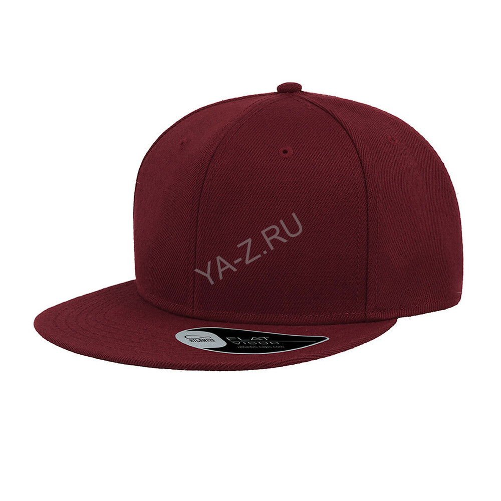 Бейсболка SNAP BACK, 6 клиньев, пластиковая застежка