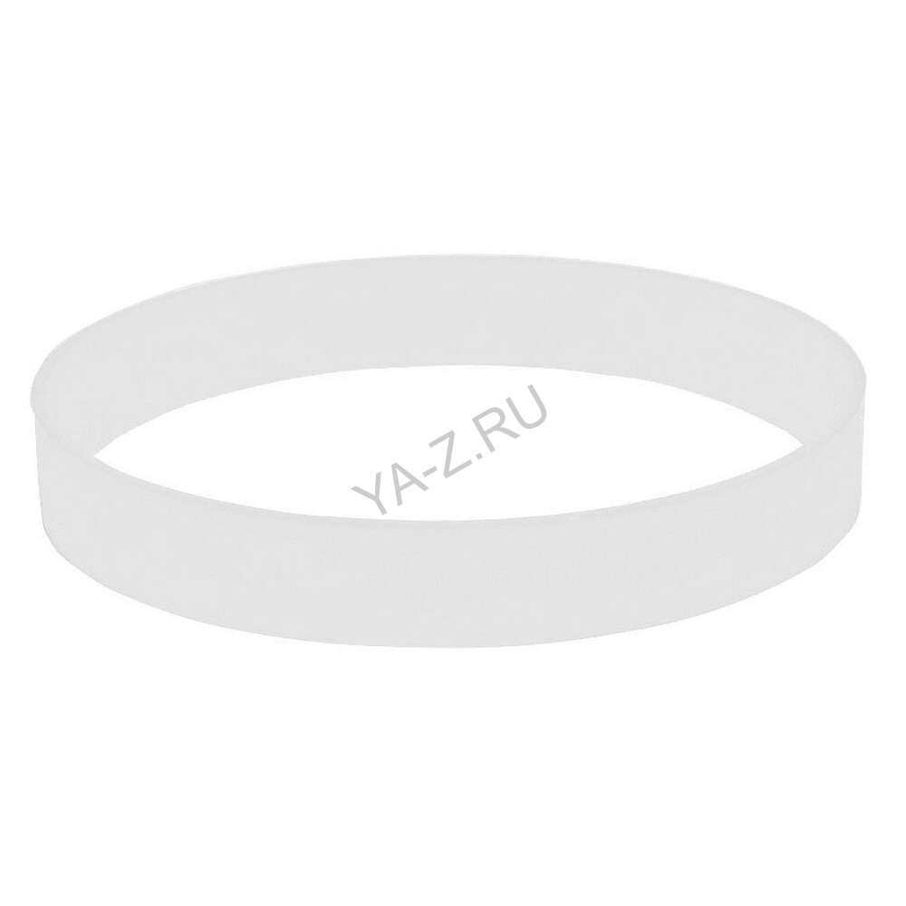 Браслет силиконовый FEST; 20 x 1,2 x 0,2 см; белый; силикон