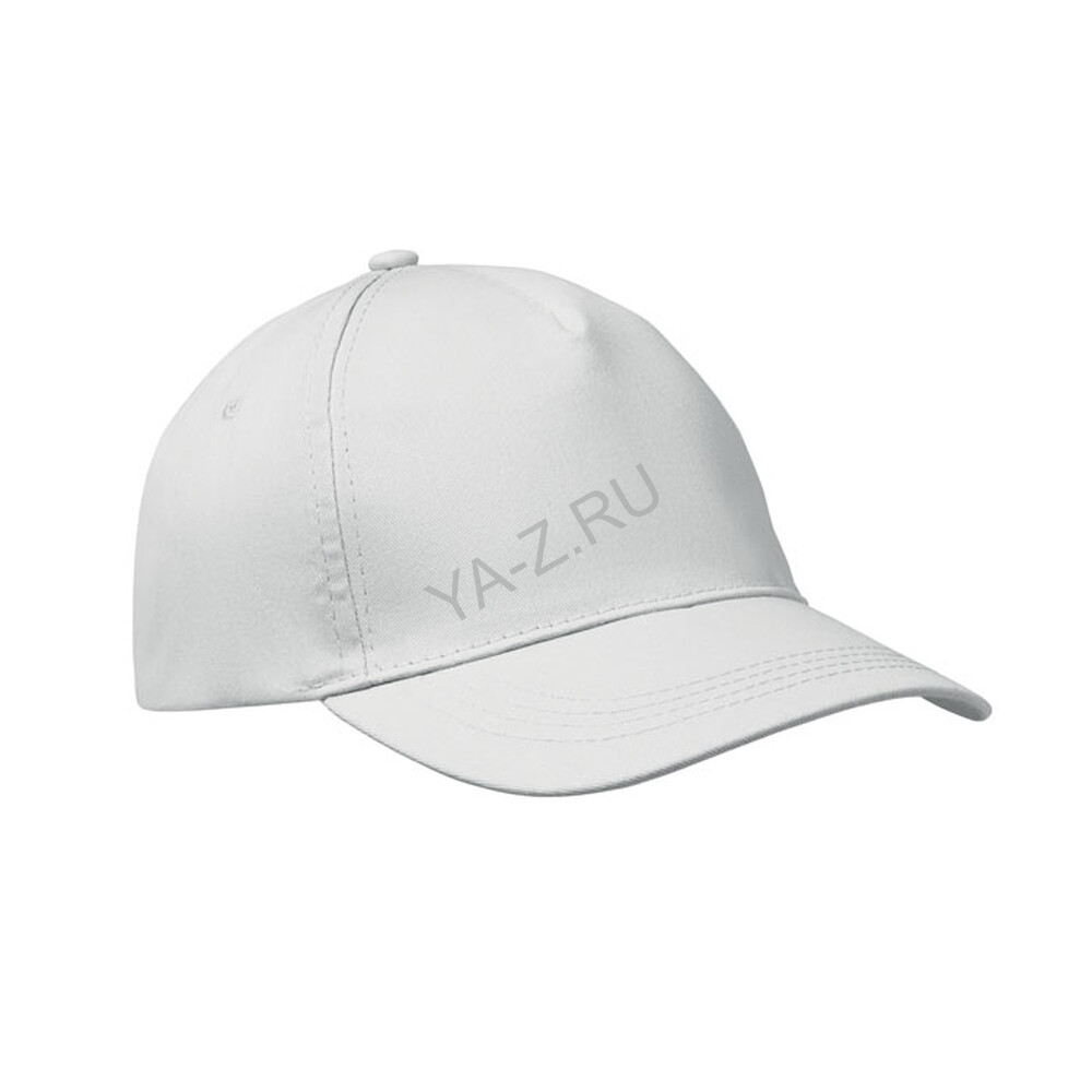 5 panel baseball cap белый