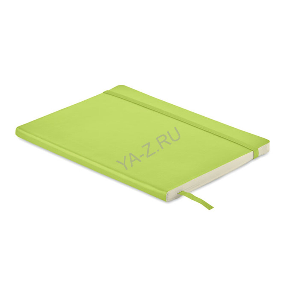 A5 recycled notebook лайм