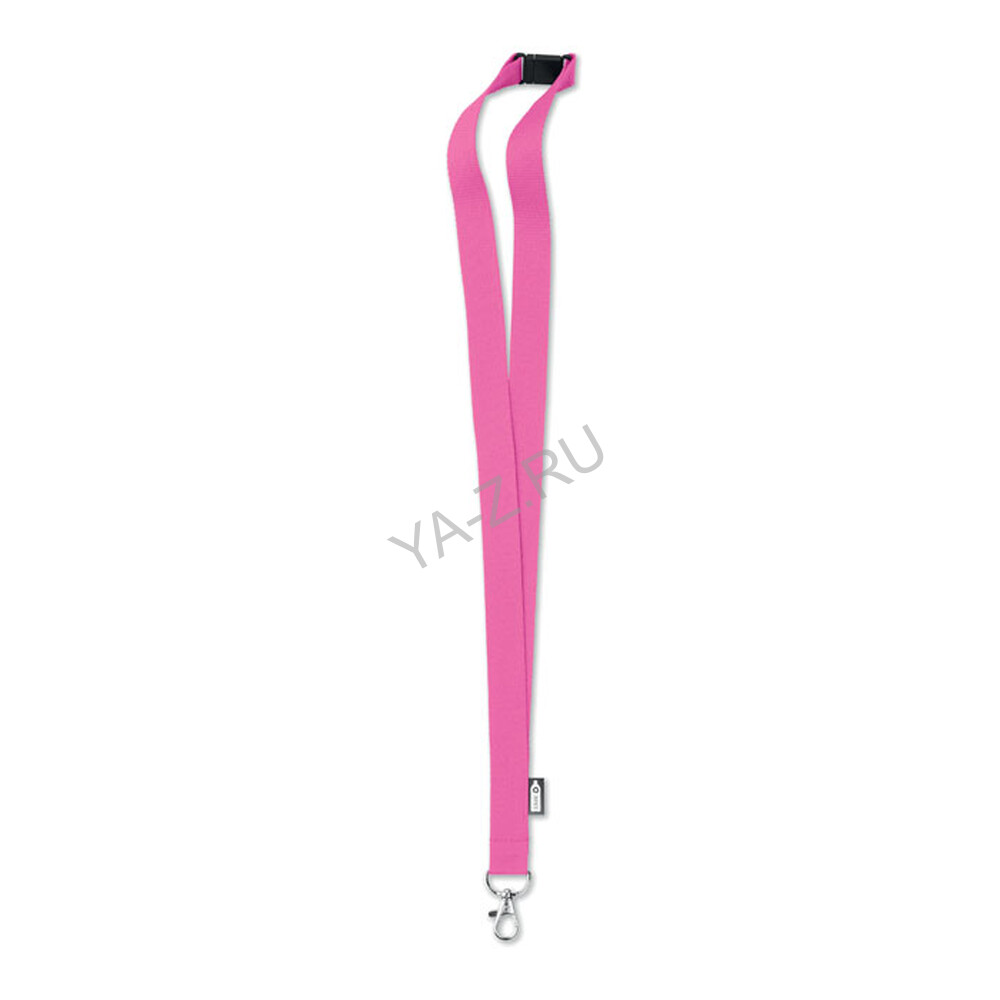 Lanyard in RPET 20 mm фуксия