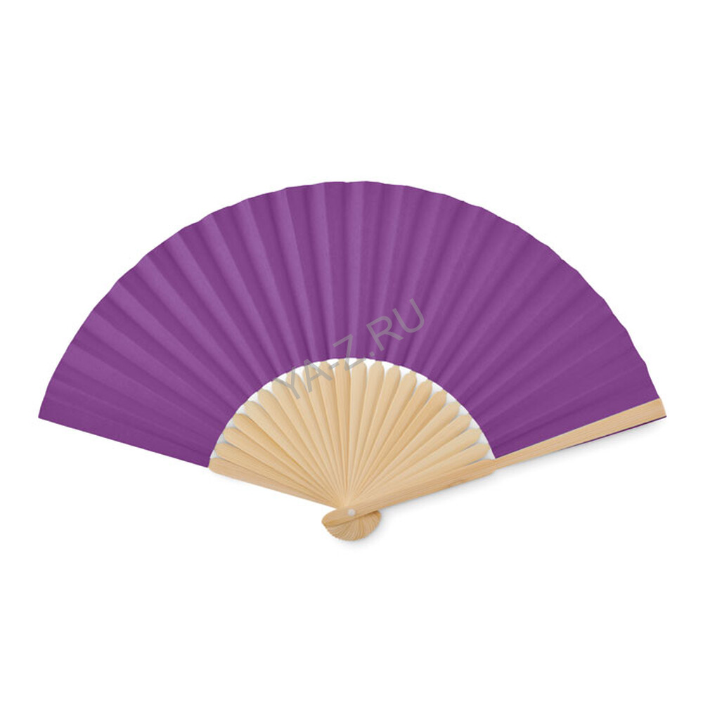 Manual hand fan фиолетовый