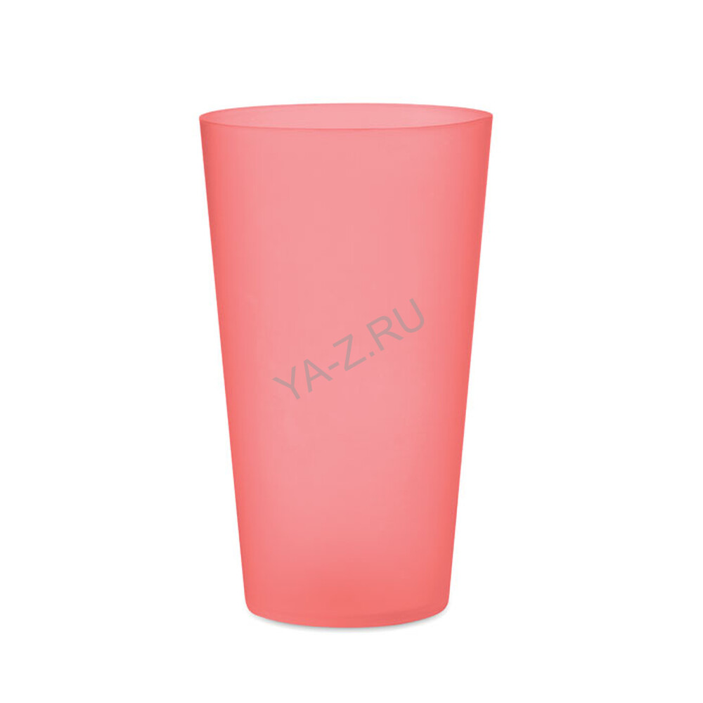 Reusable event cup 500ml прозрачно-красный