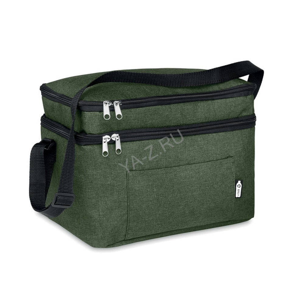 RPET cooler bag тёмно-зелёный